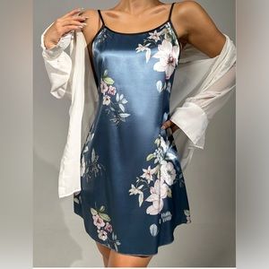 Floral Satin Cami Nightdress